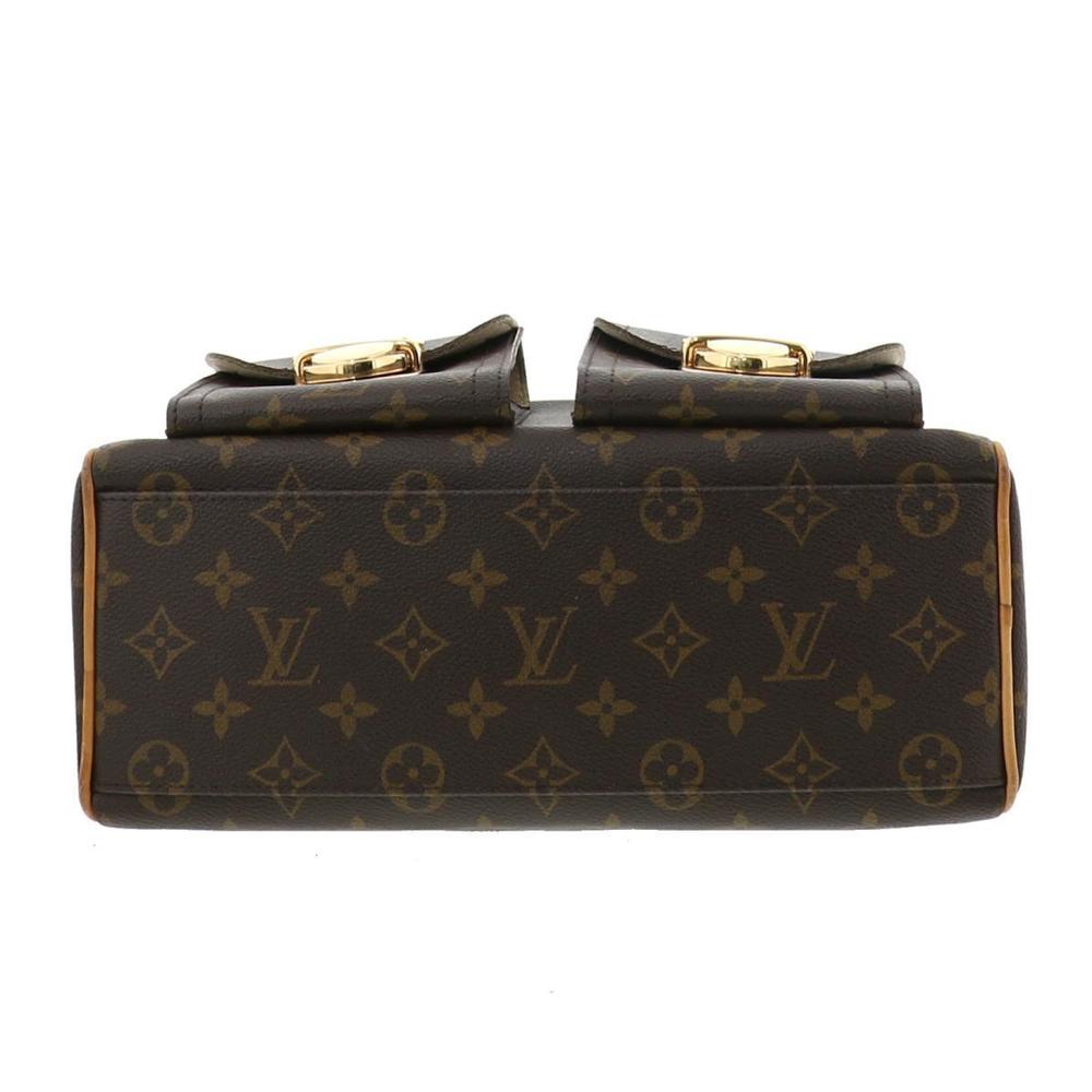 Louis Vuitton Manhattan PM Bag Handbag Monogram Brown - Picture 5 of 6